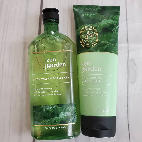 Bath & Body Works | Bath & Body | New Bath Body Works Zen Garden Body Care Cream Lotion Wash 2pc ...